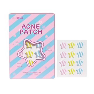 CCCDRLEE - Stripe-Patterned Star Acne Patch