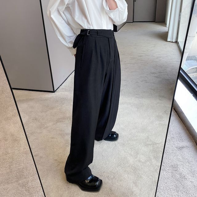 Bjorn-High Waist Wide Leg Pants