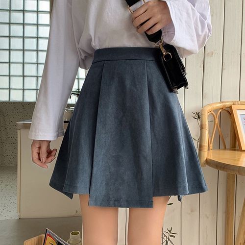 Shinsei - Asymmetric A-Line Skirt | YesStyle
