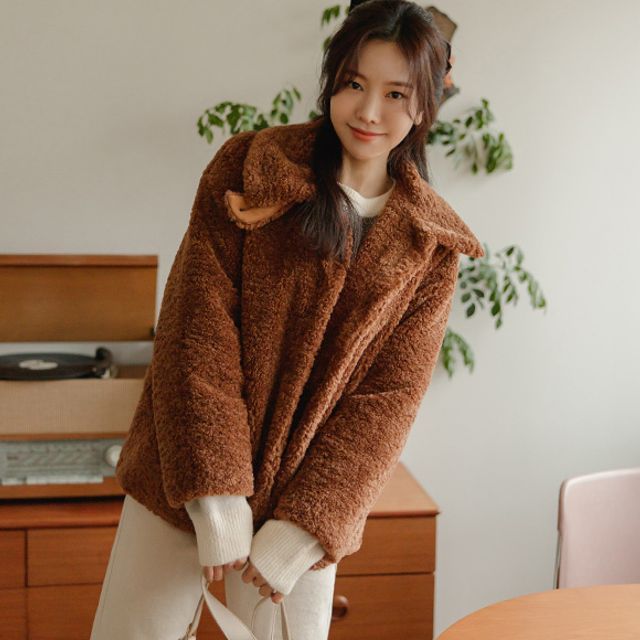 collared fleece jacket