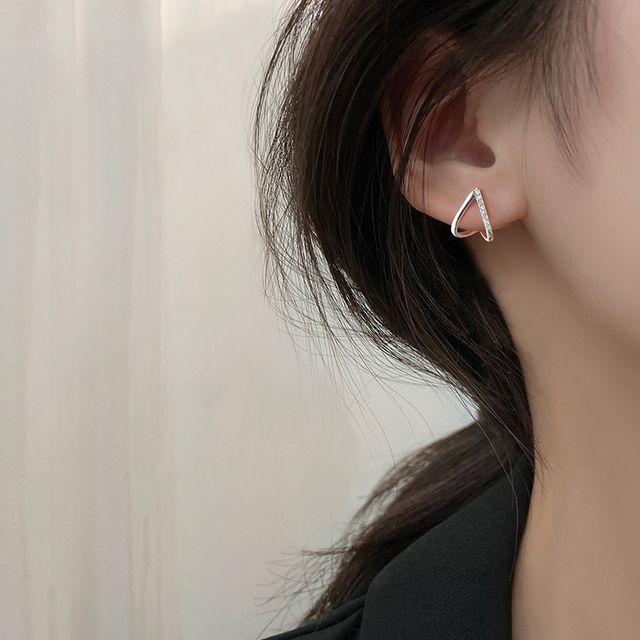 Hansha-Sterling Silver Earring