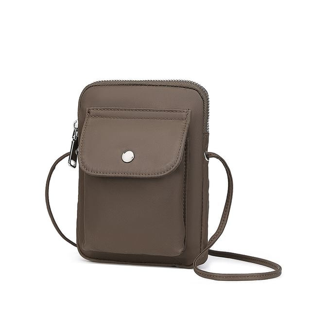 Melois-Plain Mobile Phone Crossbody Bag