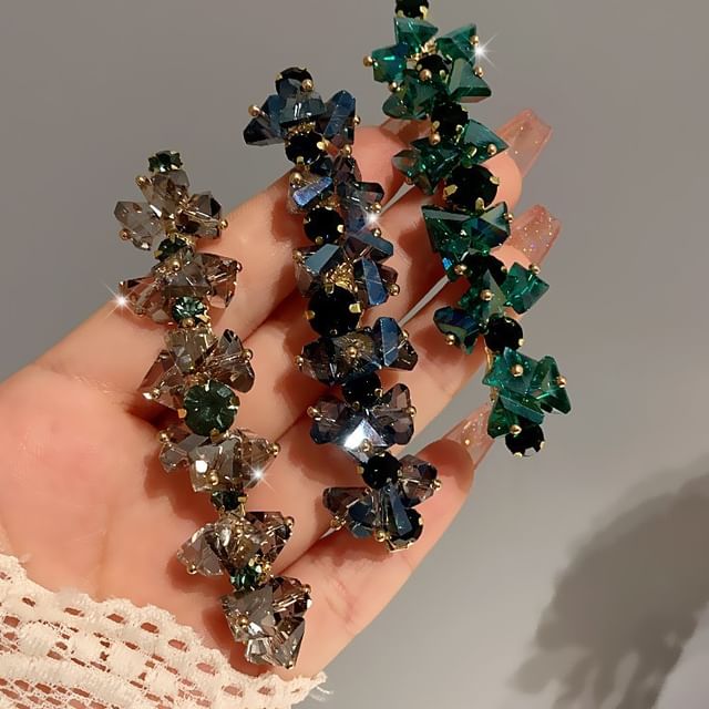 Baburu-Rhinestone Hair Clip Set