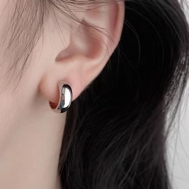 Jael-Clip-On Hoop Earring