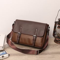 ETONWEAG - Faux Leather Messenger Bag ETONWEAG - Faux Leather Messenger Bag