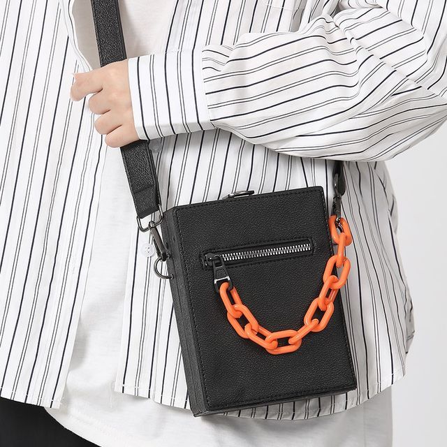 SUNMAN-Chain Box Crossbody Bag