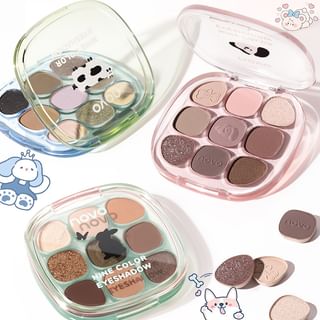 NOVO - Drunken Eyes 9 Color Eyeshadow Palette - 3 Types