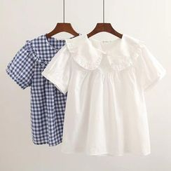Frilled Babydoll Blouse