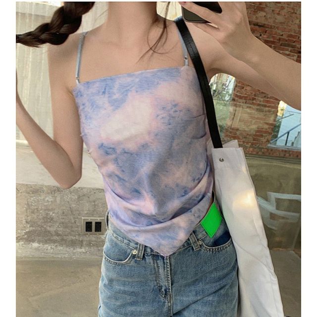 Jasel - Tie Dye Asymmetrical Camisole 