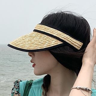 Pompabee-Straw Visor Hat