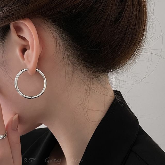 Jael-Glossy Hoop Earring