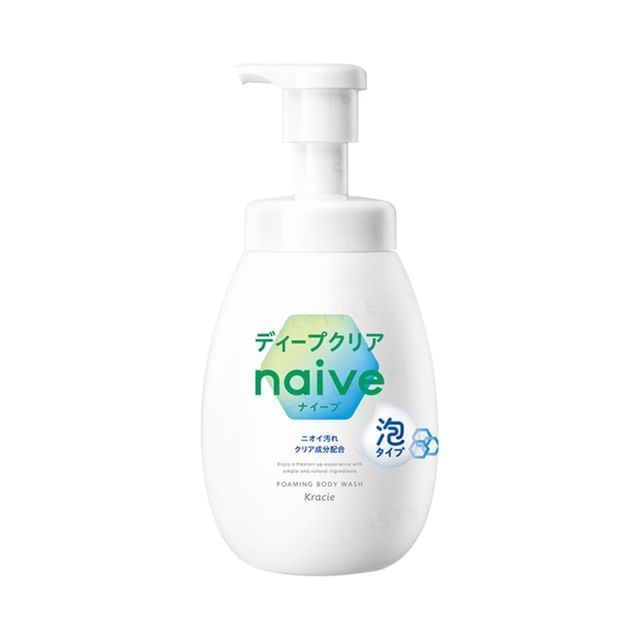 Kracie-Naive Foaming Body Wash Deep Clear