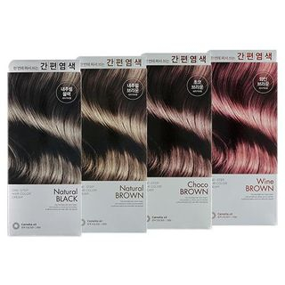 THE FACE SHOP - Stylist One Step Hair Color Cream 150ml: Dual Pouch x 2pcs (4 Colors)