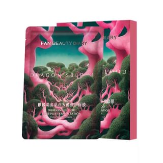 FAN BEAUTY DIARY - Dragon's Blood Lentinus Fermentation Facial Treatment Mask Set