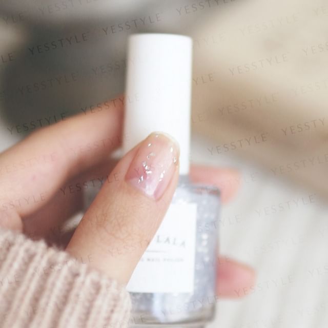 AQUA LALA-Silver Leaf Nail Polish