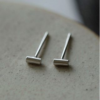 Dashiro-Sterling Silver Stud Earring