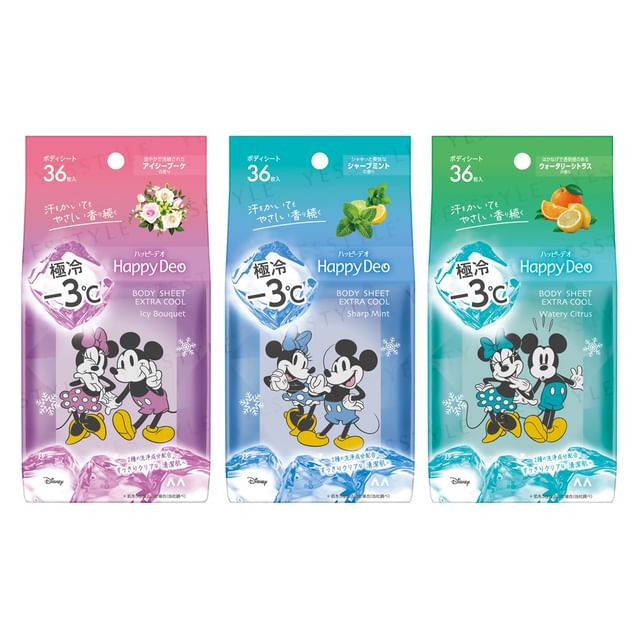Mandom-Happy Deo Body Sheet Extra Cold