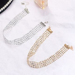 MUNGO - Sequined Mesh Choker MUNGO - Sequined Mesh Choker