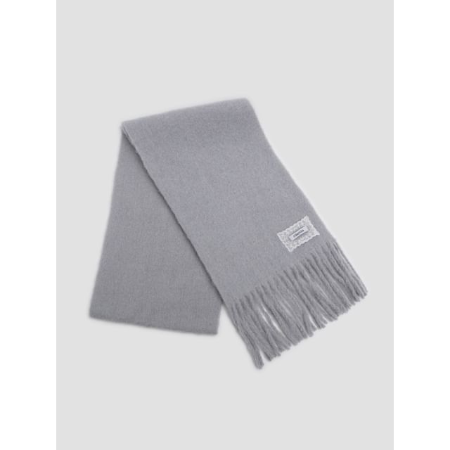 ROLAROLA★大人気★LACE LABEL HAIRY MUFFLER Designer fashion, Seoul-fully created | W Concept