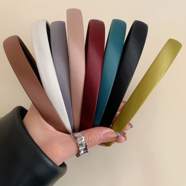 Mentosi-Satin Plain Headband