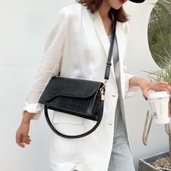 Faneur - Mini Croc Grain Crossbody Bag Faneur - Mini Croc Grain Crossbody Bag