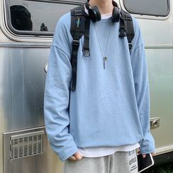 Zipdunk - Plain Long-Sleeve T-Shirt Zipdunk - Plain Long-Sleeve T-Shirt