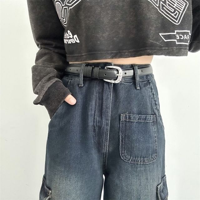 Lunashore-Faux Leather Belt Set