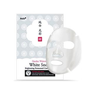 Nella - Oneday Whitener White Snow Brightening Fermented Cotton Mask