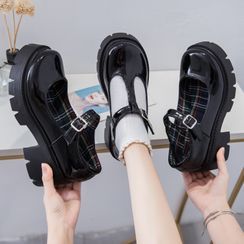 Youaisha - Platform Chunky-Heel Mary Jane Pumps Youaisha - Platform Chunky-Heel Mary Jane Pumps