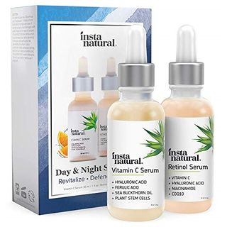 InstaNatural - Day & Night Skin Duo - Retinol and Vitamin C Serum