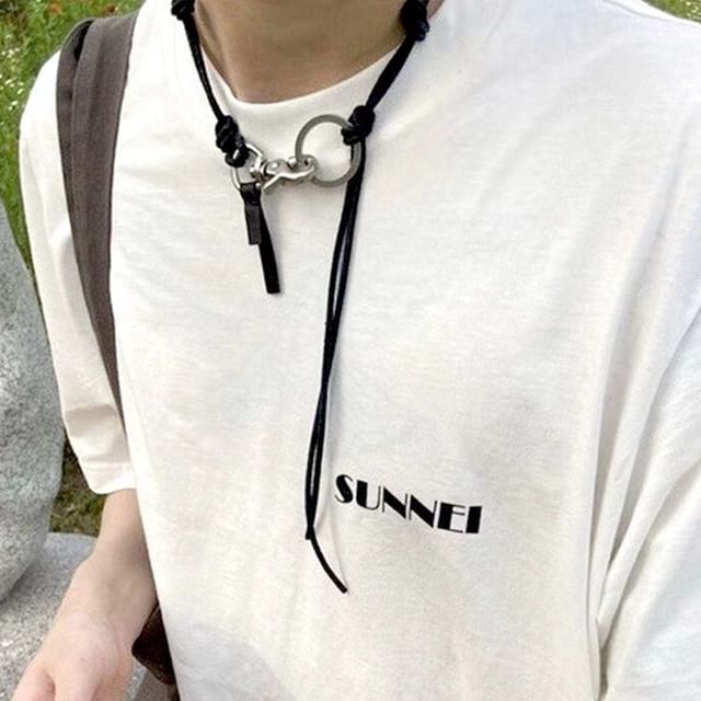 Lilafey-Alloy Clip Cord Choker