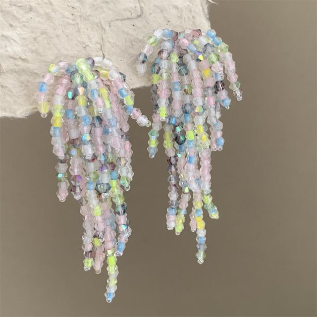 Gemsha-Bead Chandelier Earring