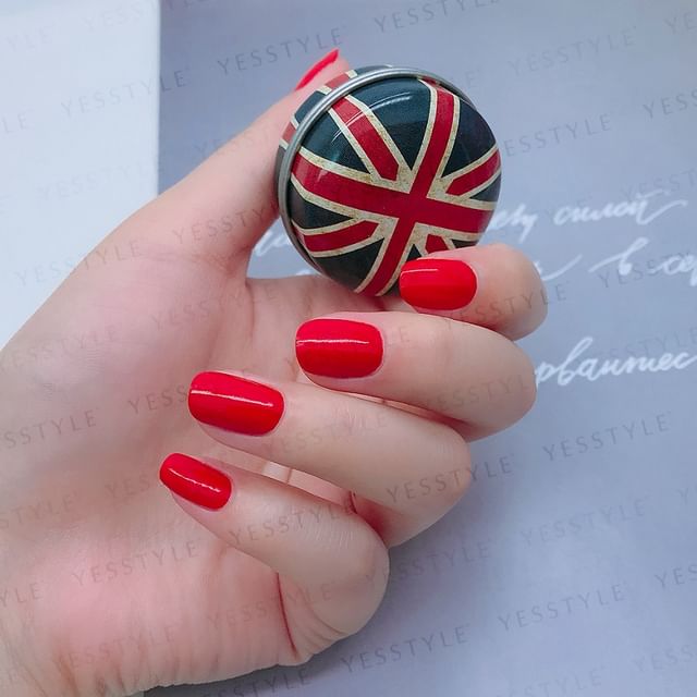 ALLOYA-Water-Based Natural Nail Polish Environmental Friendly 124 Fiery Red Heart