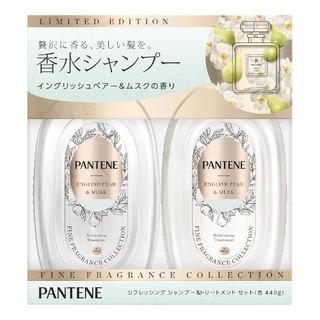 PANTENE Japan - Fine Fragrance Collection English Pear & Musk Refreshing Shampoo & Treatment Set