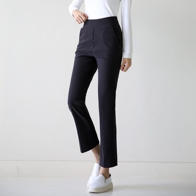 Lemite - Semi Bootcut Suit Pants | YesStyle