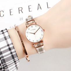 Epoca - Plaid Strap Watch Epoca - Plaid Strap Watch