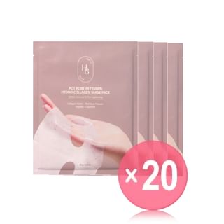 HEVEBLUE - Pot Pore Peptamin Hydro Collagen Mask Pack Set 4 sheets (x20) (Bulk Box)