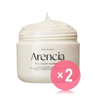 Arencia - Rice Mucin Cleanser 2pcs Bundle Set