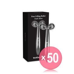 WellDerma - Face Lifting Dark Silver Roller (x50) (Bulk Box)