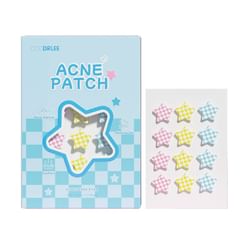 Checkered Star Acne Patch