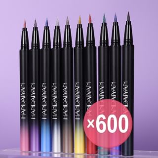 HANDAIYAN - Vivid Metallic Luster Liquid Eyeliner - 10 Colors (x600) (Bulk Box)