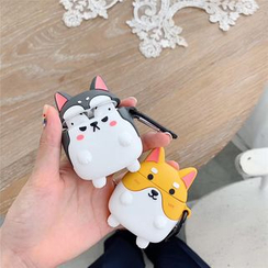 Phone in the Shell - Corgi / Husky AirPods Case Cover Phone in the Shell - Corgi / Husky AirPods Case Cover