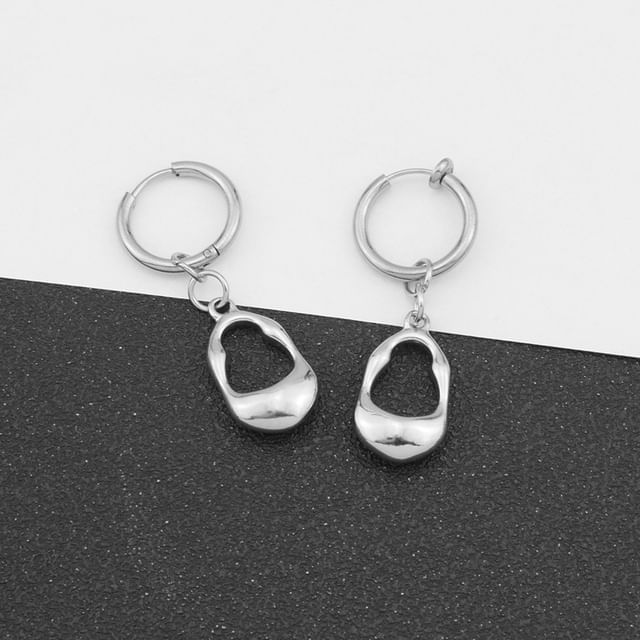 Juanitro-Geometry Drop Earring Clip-On Earring
