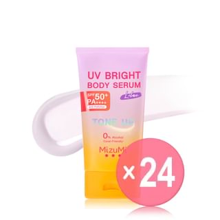 MizuMi - UV Bright Body Serum Tone Up Sunscreen Lilac SPF 50+ PA++++ (x24) (Bulk Box)