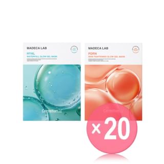 Centellian24 - Madeca Lab Glow Gel Mask Set 5 pcs - 2 Types (x20) (Bulk Box)