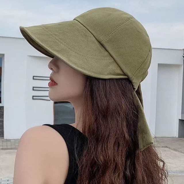 Anavanda-Plain Wide Brim Cap