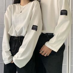 Dute - Patched Long-Sleeve T-Shirt Dute - Patched Long-Sleeve T-Shirt
