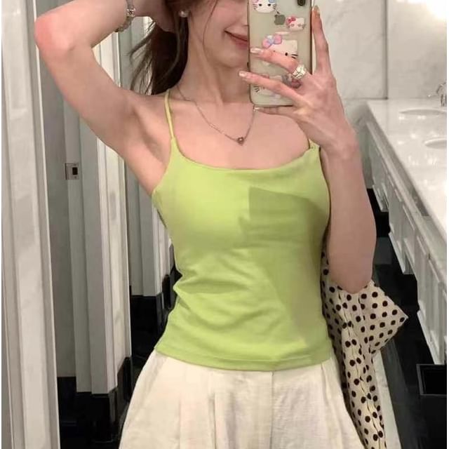 Wildery-Halter Neck Padded Open Back Crop Top