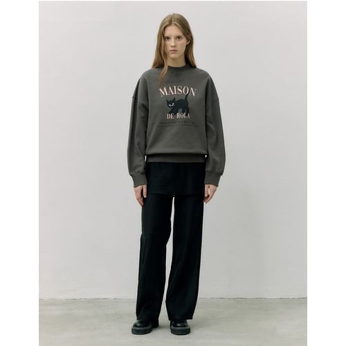☆送料・関税込☆ROLAROLA★LAYERED PANTS★ rolarola - Skirt Layered Sheer Pants Set (Black) | YesStyle