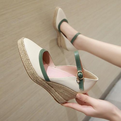 Pointed toe espadrille on sale wedges